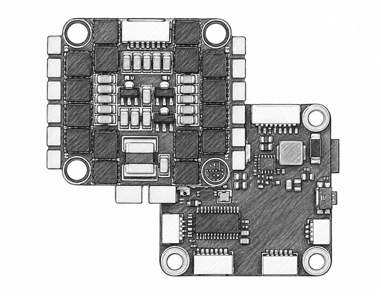 Внешний вид варианта FPV Stack