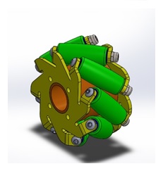 Рисунок 3 - 3D-модель колеса Илона